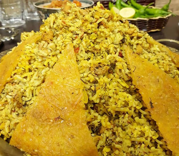 پلو بندری با تن ماهی