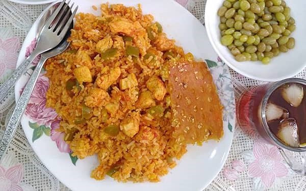 دستور پخت پلو فلفل دلمه ای